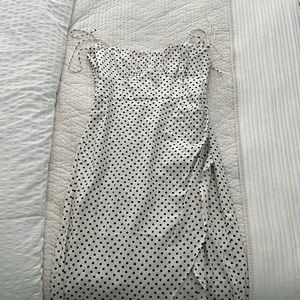 Zara Polka Dot Midi Dress